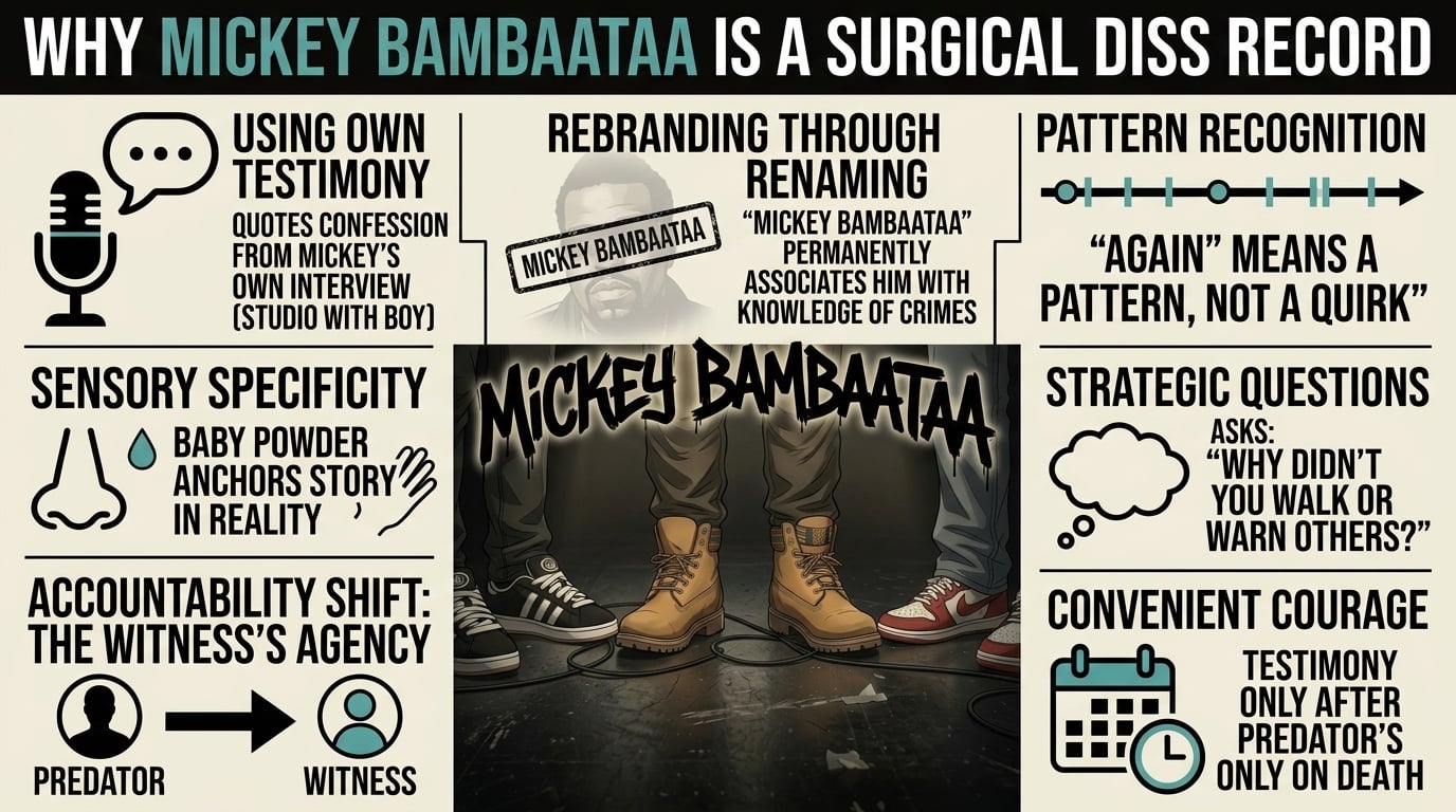 Why Mickey Bambaataa is one of the greatest diss tracks of all time — editorial breakdown.